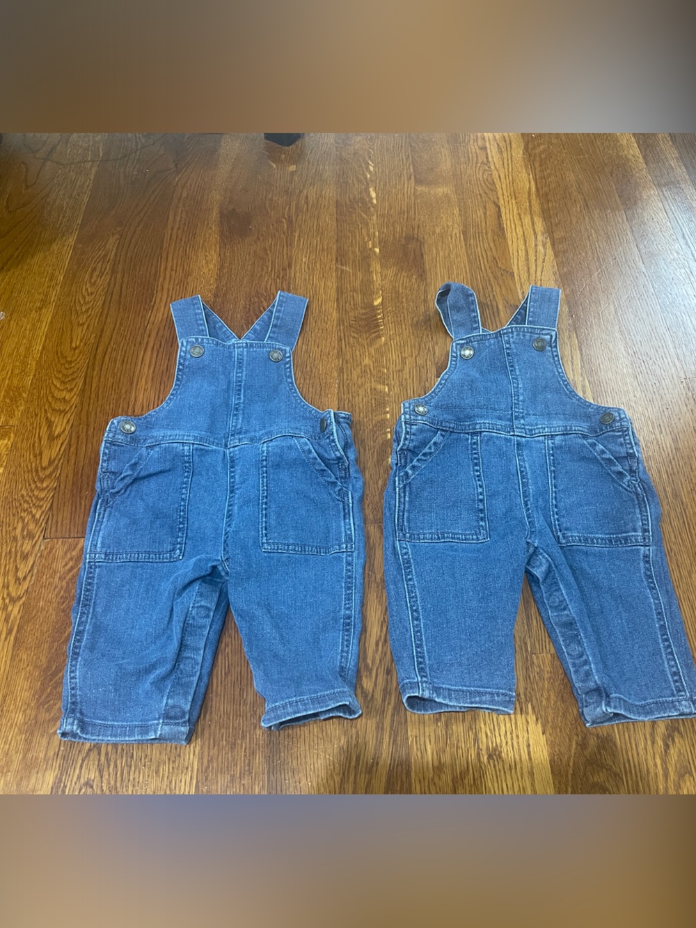 Twins! Carter’s 6mo overalls